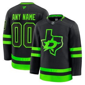 Dallas Stars Trikot Custom Fanatics Premium 2024-25 Schwarz Ausweich - Herren